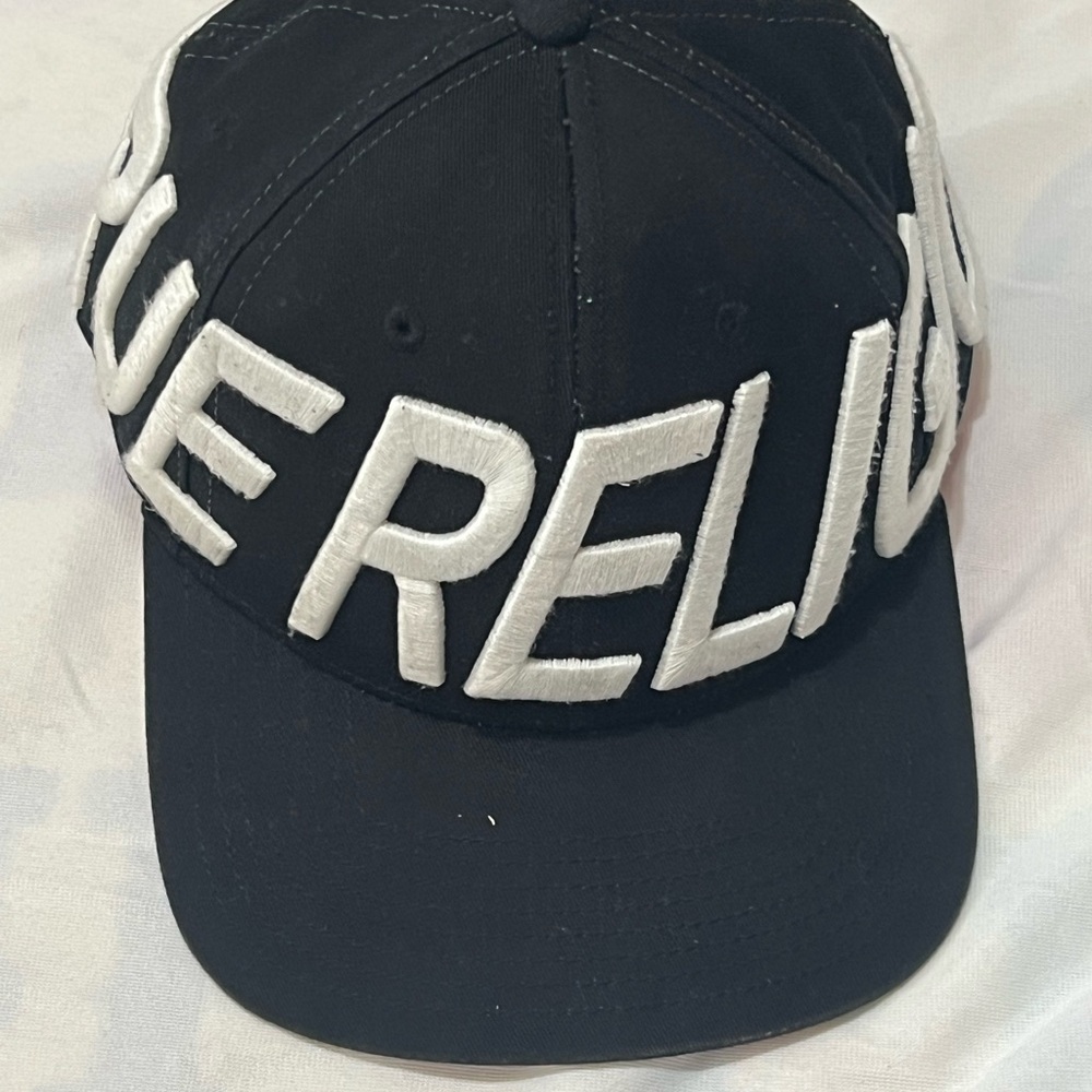 True Religion Red and Black Cap